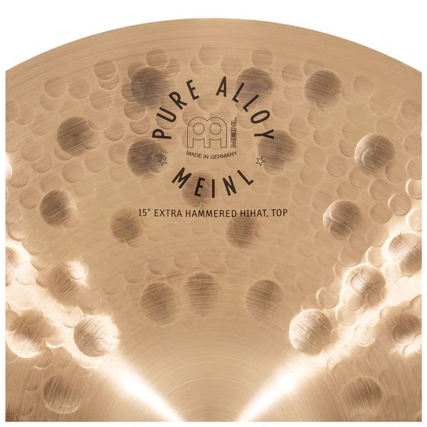 Meinl Meinl 15" Pure Alloy Extra Hammered Hihat