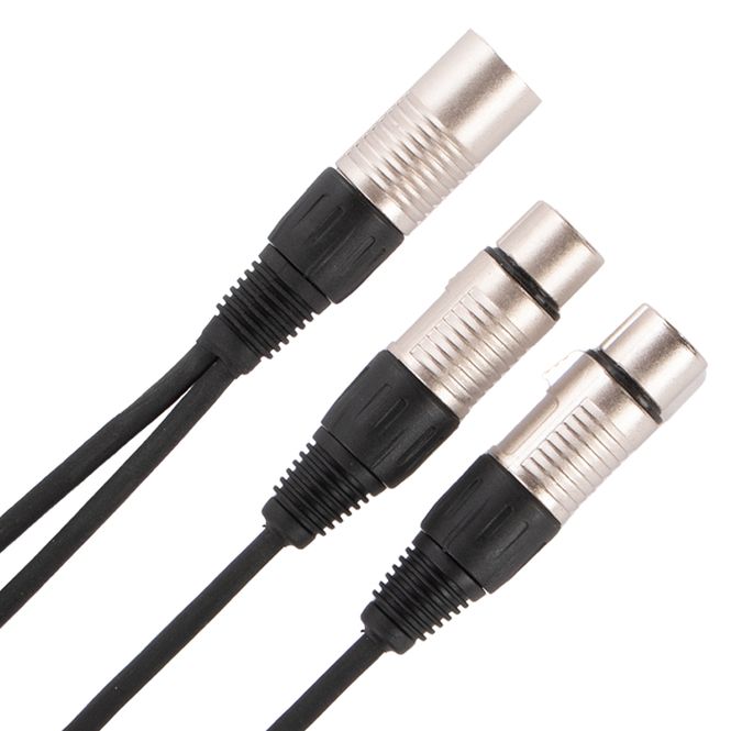 Hovedbilde SAFECON AY30 SD 0,6M XLR M/2x XLR F