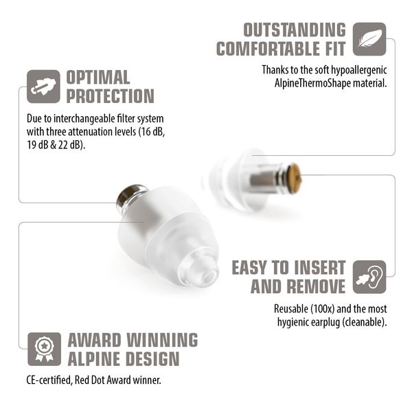 Alpine MusicSafe Pro earplugs black