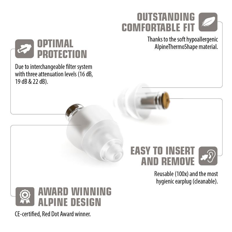 Alpine MusicSafe Pro earplugs black