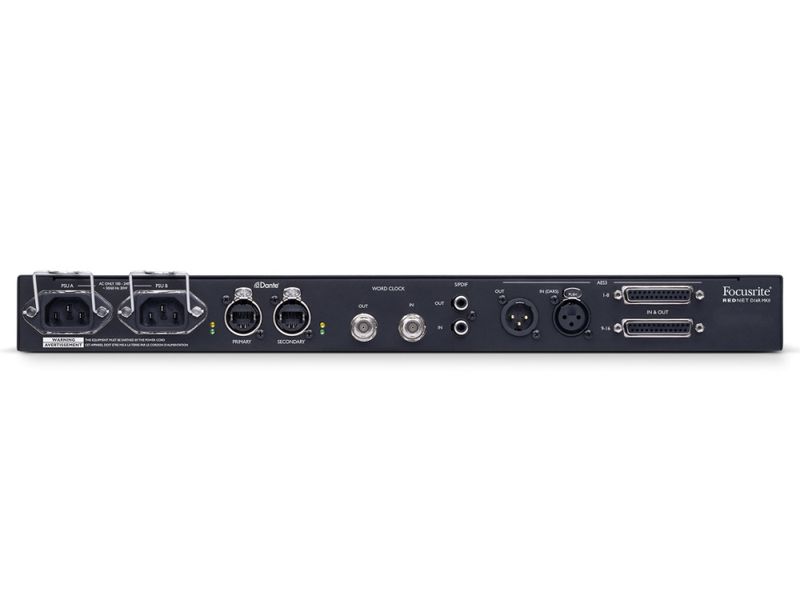 Focusrite RedNet D16R MkII | 16 kanaler AES I/O med gain trim